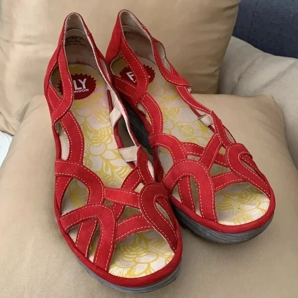 FLY London leather wedge 41 - Picture 2 of 10